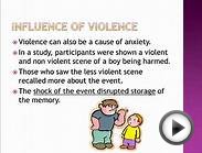 As Psychology - Influence of Anxiety on Eyewitness Testimony