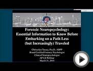 Forensic Neuropsychology: Essential Information to Know