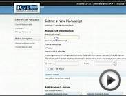 Journal Online Submission System (JOSS) Step 1: Uploading