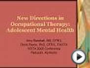 New Directions in Occupational Therapy: Adolescent Mental