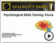 Psychological Skills Training: Focus