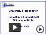 University of Rochester Clinical and Translational Science