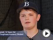 Youth Sports Baseball Player Gets Mental Toughness Training